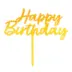 Διακοσμητικό Topper Τούρτας Plexiglass Happy Birthday