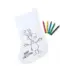 Κάλτσα Non-Woven με 5 Κηρομπογιές 28εκ.