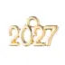 Μεταλλικό 2027 Χρυσό Μίνι 1εκ.
