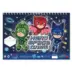 Μπλοκ Ζωγραφικής Pj Masks Μπλέ 23Χ33εκ. 40 Φύλλων