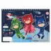Μπλοκ Ζωγραφικής Pj Masks Μπλέ A4 30 Φύλλων