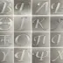 Plexiglass Γράμματα Ασημί Μεγάλα 13εκ.