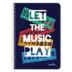 Τετράδιο Σπιράλ Α4 "Let the Music Play" 3 Θεμάτων (90 Φύλλα)