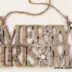 Ξύλινο Διακοσμητικό "Merry Christmas" 11Χ30εκ.