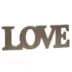 Ξύλινο Love MDF 31x11εκ.