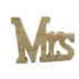 Ξύλινο Mrs Φυσικό 15x11εκ.